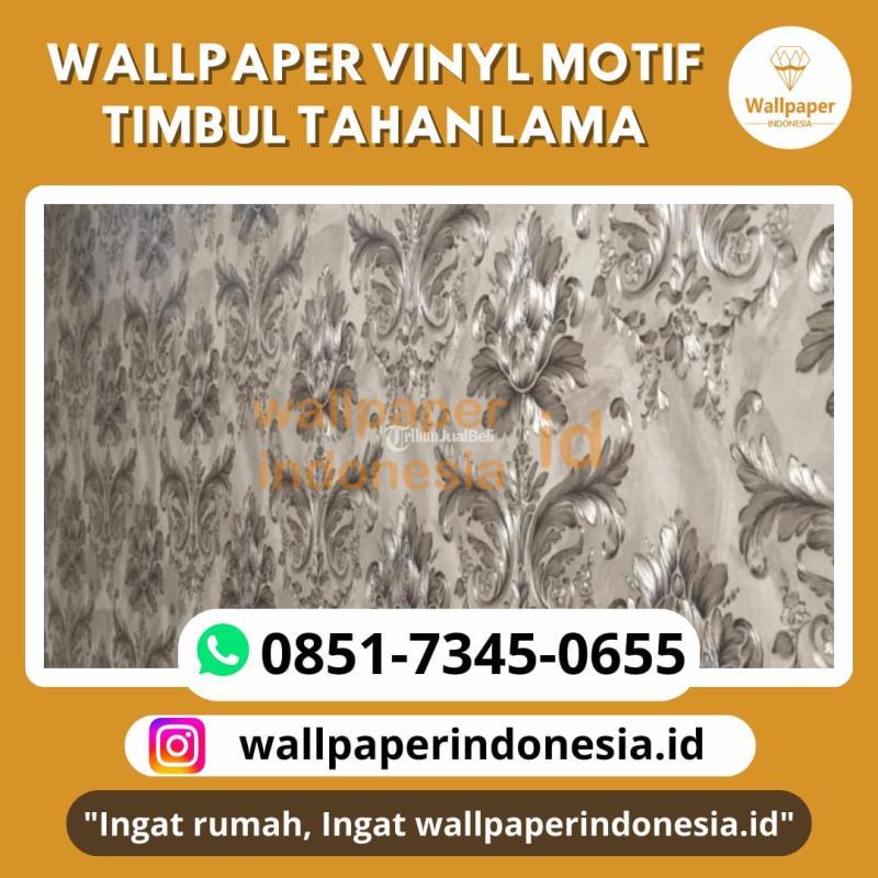 Wallpaper Vinyl Motif Timbul Tahan Lama - Malang