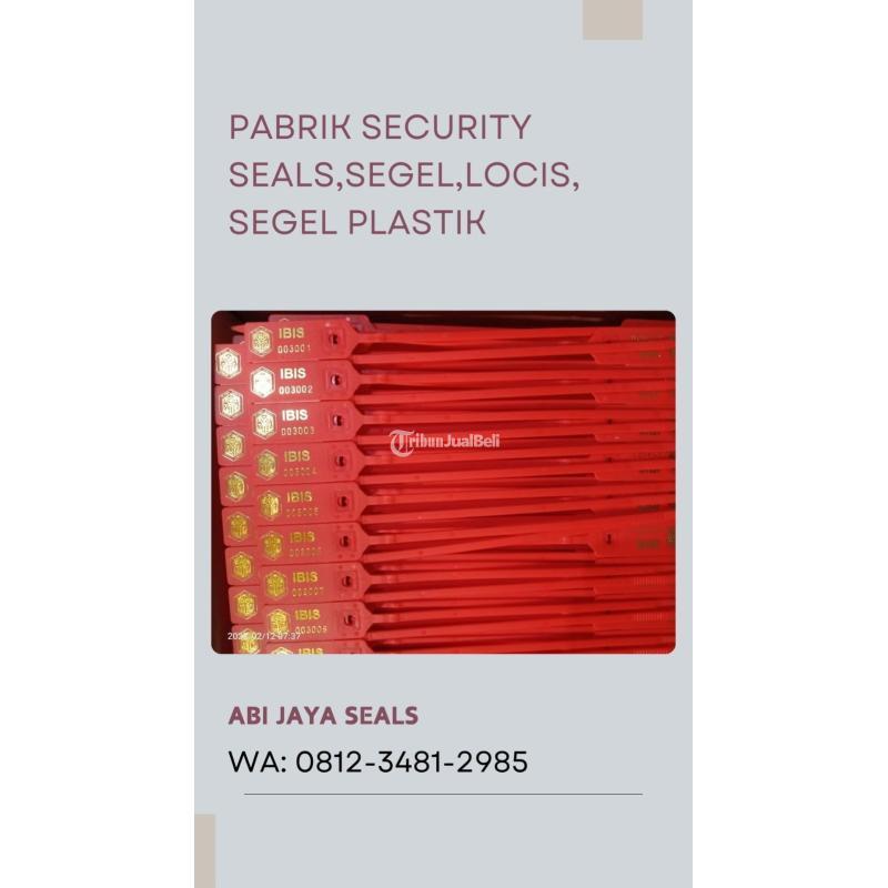 Segel Plastik Security Seals Locis - Kepulauan Meranti