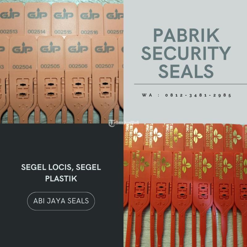 Pabrik Segel Plastik Security Seals Locis - Kepulauan Meranti 
