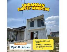 Jual Cepat Rumah 2 Lantai Tipe 64 Baru Di Parung Panjang Bogor Barat - Bogor 