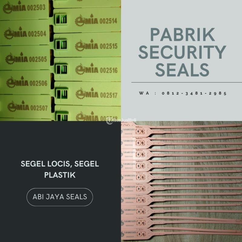Pabrik Segel Plastik Security Seals Locis - Berau