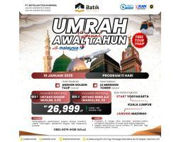 Umroh Awal Tahun 19 Januari 2025 11 Hari Free Tour Thaif - Yogyakarta