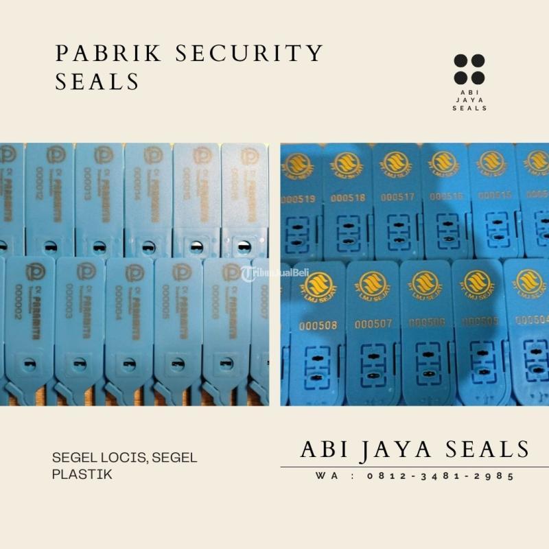Pabrik Segel Plastik Security Seals Locis - Kutai Kartanegara 