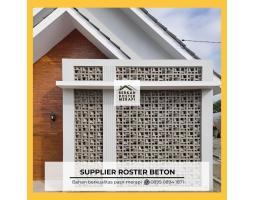 Roster Beton Teras Pagar Rumah Minimalis Modern di Matesih - Karanganyar