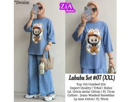Kaos Labubu Wanita Set BawahanGaya Santai, Nyaman, dan Stylish, Premium Quality - Halmahera Selatan