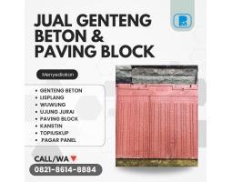 Genteng Beton Flat untuk Hunian Modern Siap Kirim - Malang 