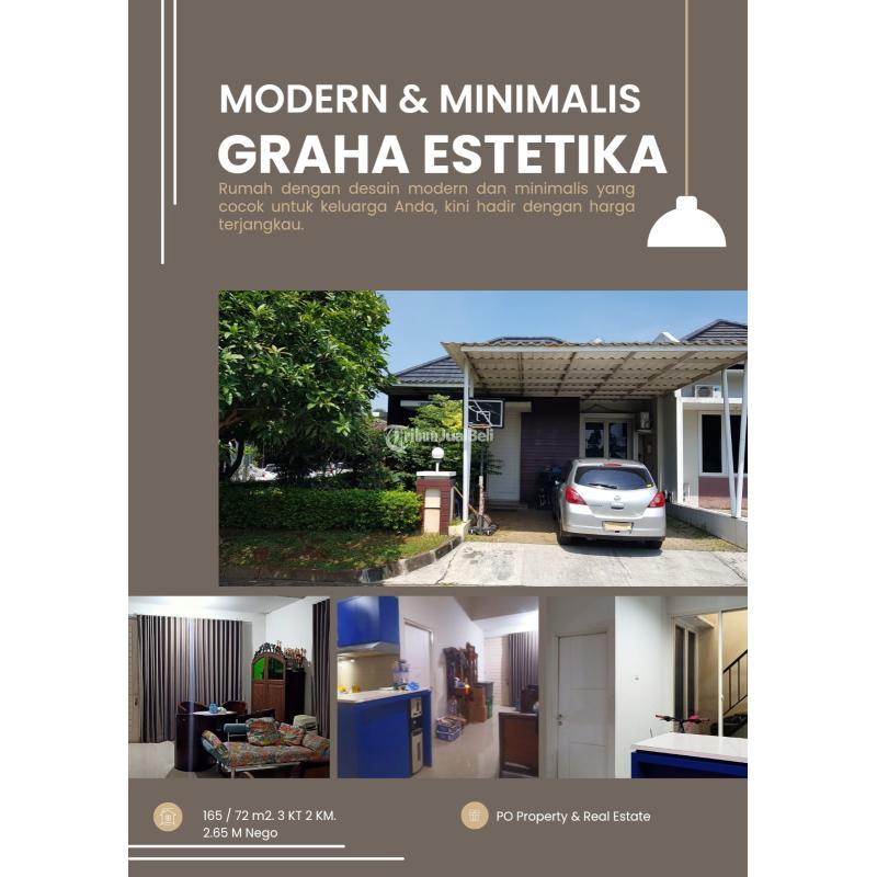 Dijual Rumah Modern Minimalis Graha Estetika Tembalang Dekat Kampus Undip - Semarang