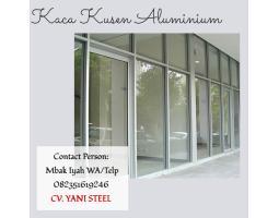 Pemasangan Kaca Kusen Aluminium untuk Partisi Jendela Pintu - Banjar 