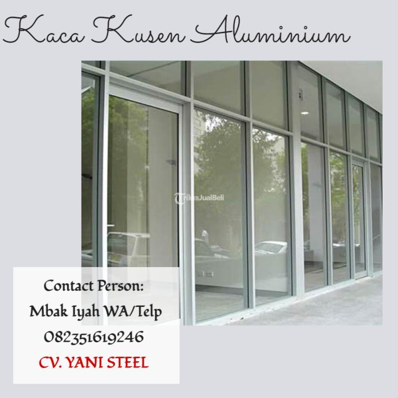 Pemasangan Kaca Kusen Aluminium untuk Partisi Jendela Pintu - Banjar 