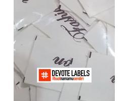Cetak Label Pakaian Tafeta Wovendamask - Balangan 