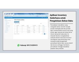 Aplikasi Inventory Sederhana untuk Pengelolaan Bahan Baku - Sidoarjo