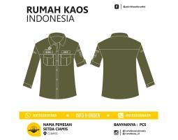 Termurah Seragam Kerja Custom Air Putih Kemeja Karyawan - Bengkalis