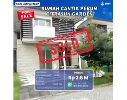 Jual Rumah Cantik dan Elegan Tipe 162 di Perumahan Elite Citrasun Garden - Sleman