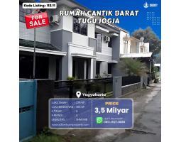 Dijual Rumah Cantik, LT. 276m2, LB. 364m2, 6KT, 5KM, SHM, Dekat Lapangan Sidoarum, Barat Tugu Jogja di Jl. Godean - Sleman