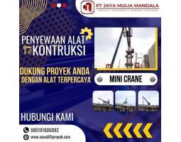 Sewa Rental Mini Crane, Barang Material, Proyek, Konstruksi - Medan