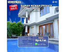 Rumah Homestay Mewah dengan Kolam Renang Luas 380 m2 Dijual Full Furnish Dekat UGM - Sleman