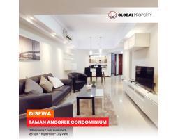 Disewakan Apertemen di Taman Anggrek Condominium, 2 Bedroom, Fully Furnished 88m2, High Floor - Jakarta Barat