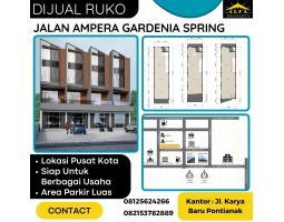 Dijual Ruko Baru Luas 252 m2 di Gardenia Spring Ampera - Pontianak 
