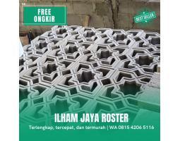 Roster Beton Minimalis Hiasan Dinding Masjid di Jambangan - Surabaya