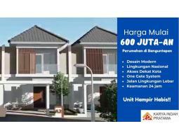 Jual Rumah 2 Lantai Hanya 600 Jutaan Tipe 60 Baru Bisa Kpr Dp Ringan Perumahan Di Banguntapan - Bantul