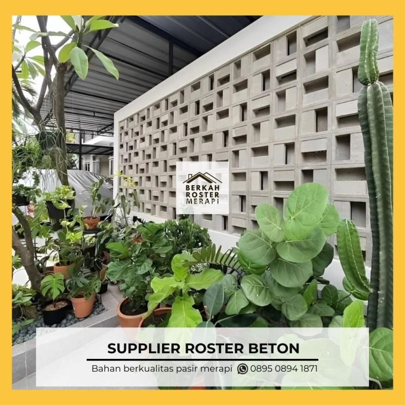 Roster Beton Panjang Ukuran 20x40cm di Pasar Kliwon - Surakarta