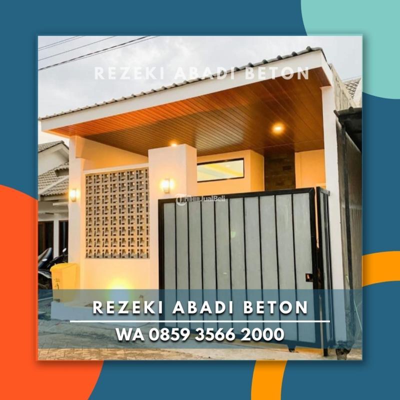 Roster Beton Minimalis Anti Tampias di Bagor - Nganjuk