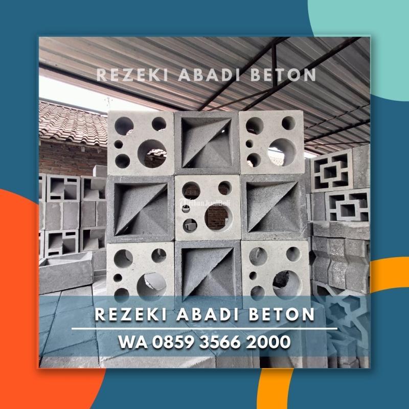 Roster Beton Minimalis Ukuran 20x20 - Nganjuk