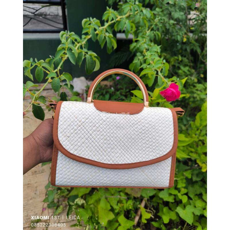 Tas Kondangan Pandan Anyam Natural - Tasikmalaya