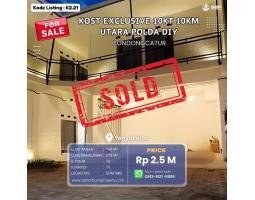 Dijual Kost Eksklusif 10 Kamar di Condongcatur, Dekat Kampus dan Pusat Kuliner - Sleman