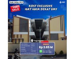 Dijual Kost Baru Eksklusif 16 Kamar Fully Furnished, Selangkah ke UMY - Sleman