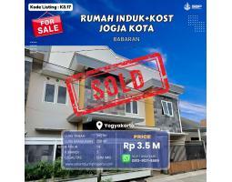 Dijual Rumah Induk 14 Kamar Kost Strategis di Umbulharjo - Sleman