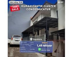 Dijual Rumah Cantik 2 Lantai dalam Cluster Condongcatur, Manukan - Sleman