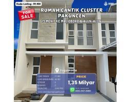 Dijual Rumah Cantik Minimalis 3KT 2KM SHM Perum Pakuncen 15 Menit ke Malioboro dan Alun-Alun - Sleman