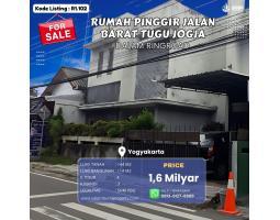 Dijual Rumah  Ruang Usaha Strategis 4KT 3KM SHM di Jl. Titibumi, Tugu Jogja - Sleman