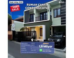 Dijual Rumah Mewah Bangunan Baru 3KT 2KM di Utara RS JIH Condongcatur Lokasi Strategis - Sleman