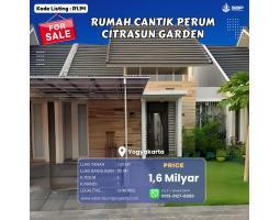 Dijual Rumah Cantik Minimalis di Perum Elite Citrasun Garden Termurah - Sleman