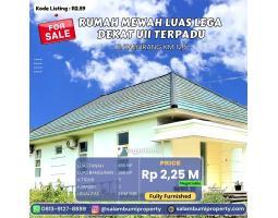 Dijual Rumah Cantik Luas Lega Fully Furnished Dekat UII Jl. Kaliurang KM 12,5 - Sleman