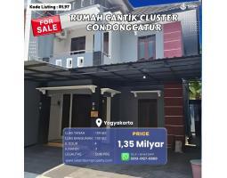 Dijual Rumah Cantik 2 Lantai Cluster Condongcatur Utara Dekat Terminal Condongcatur - Sleman