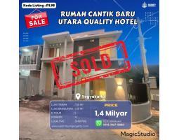 Dijual Rumah Cantik 2 Lantai Baru di Maguwo, Dalam Ringroad Utara Quality Hotel - Sleman