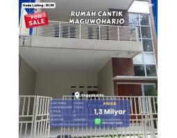 Dijual Rumah Cantik Baru 2 Lantai di Utara Jogjabay, Sambirejo, Wedomartani - Sleman