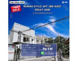 Jual Rumah Induk dengan 5 Kost Exclusive LB 180 m2 Dekat UGM  Investasi Menarik - Sleman