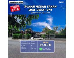 Jual Rumah Megah Tanah Luas 425 m2 Baru Dekat UNY, Gejayan - Sleman