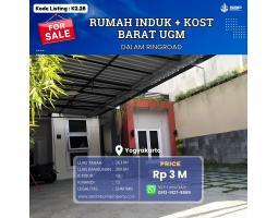 Jual Rumah Induk  11 Kost Eksklusif di Barat UGM Peluang Investasi Emas - Sleman