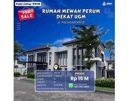 Jual Rumah Mewah LB 1000 m2 Baru di Perumahan Strategis Jl. Palagan, 10 Menit dari UGM - Sleman