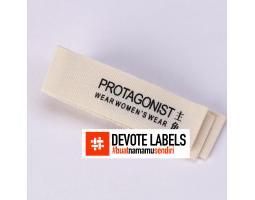 Cetak Label Baju Tafeta Juragan Cetak Labels - Banjar 