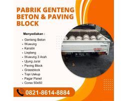 Genteng Beton Cor Datar untuk Desain Minimalis Siap Kirim - Malang 