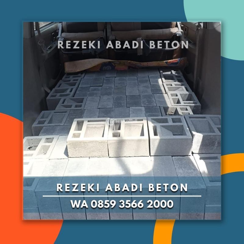 Roster Beton Pagar Minimalis Anti Tampias - Nganjuk