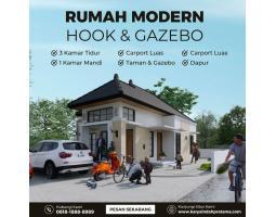 Dijual Rumah Villa Modern Dekat Wisata Kaliurang Pakem Sleman Free Gazebo Posisi Hook - Sleman