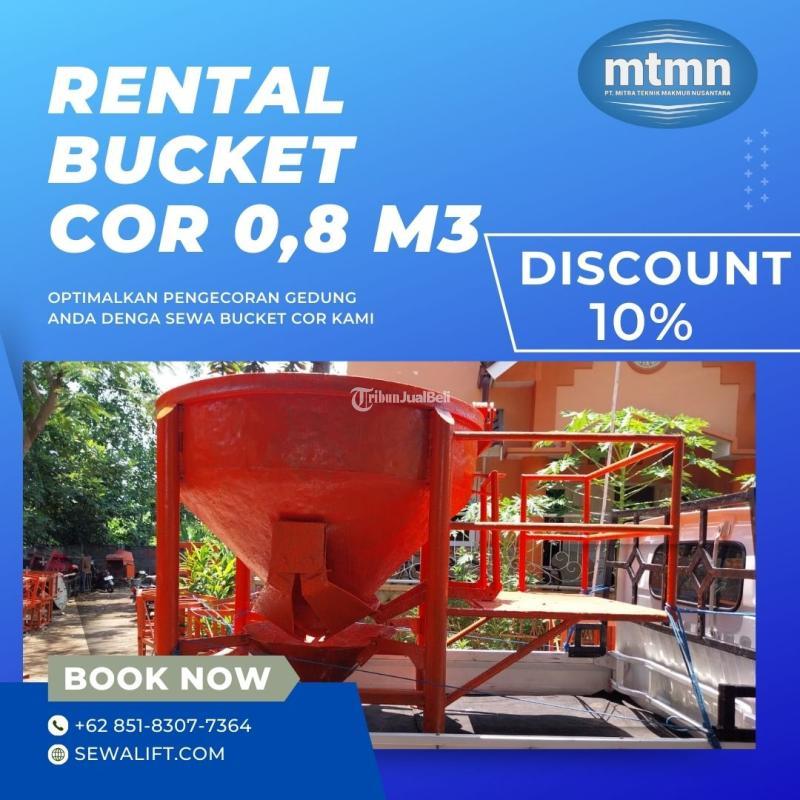 Rental Bucket Cor 0,8 m3 Termurah - Semarang Kota