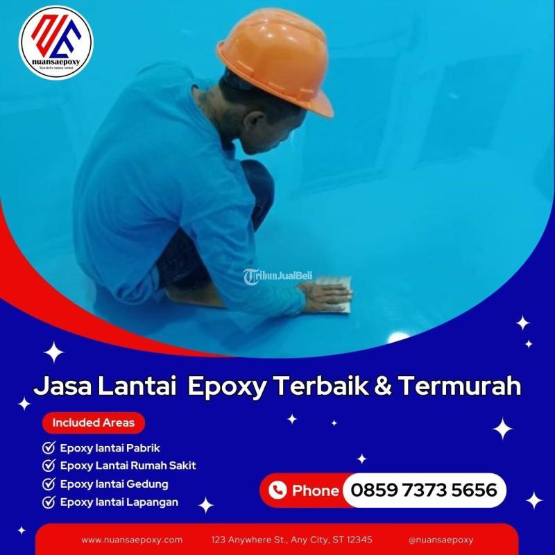 Jasa Cat Epoxy Lantai Gudang Produksi Pabrik Basement Serta Lapangan Olahraga - Bogor
